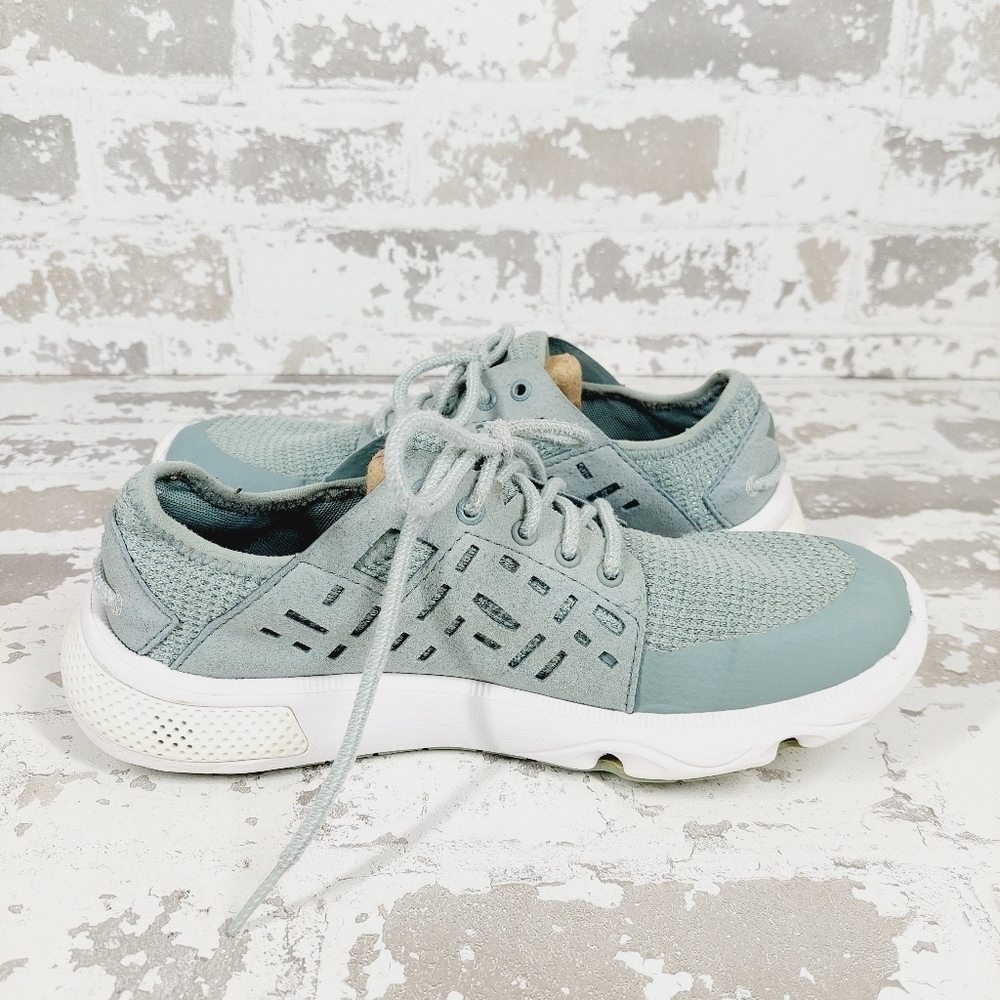 Sperry Seas Gray Lace Up Comfort Lightweight Sport Athletic Sneakers M539 - Picture 2 of 10